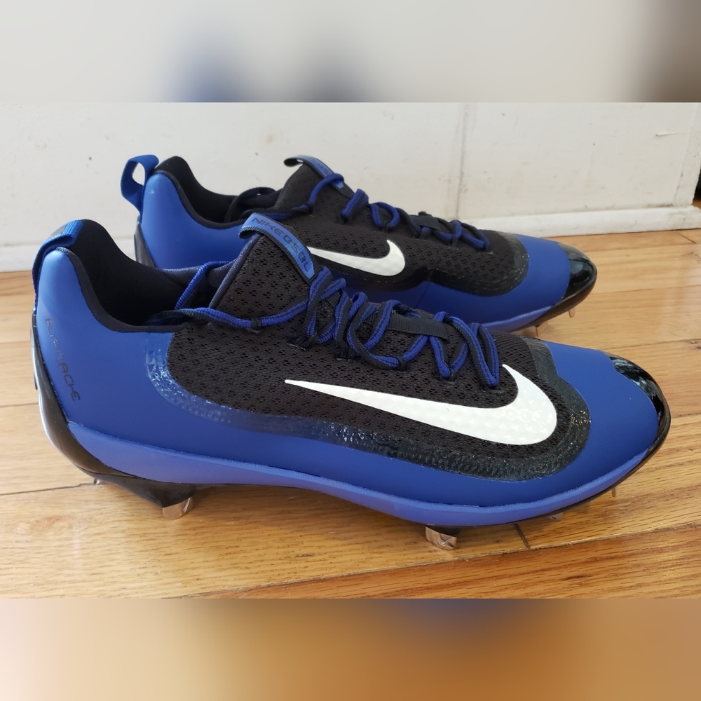 NIKE ALPHA HUARACHE 2K FILTH LOW BASEBALL CLEATS BLUE 807129-013 MENS SIZE 11.5
